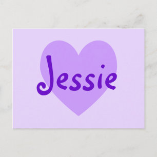 Postal Jessie en morado