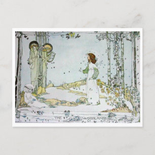 Postal Jessie M. King - El bosque