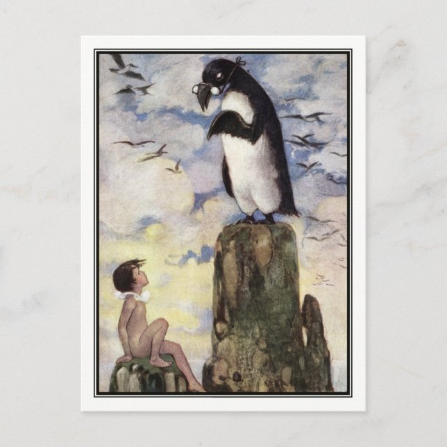 Postal Jessie Willcox Smith - Los bebés acuáticos (Anverso)