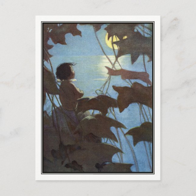 Postal Jessie Willcox Smith - Los bebés acuáticos (Anverso)