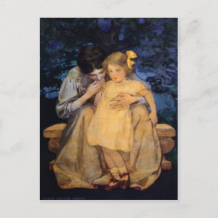 Postal Jessie Willcox Smith Madre e Hijo Día de la Madre