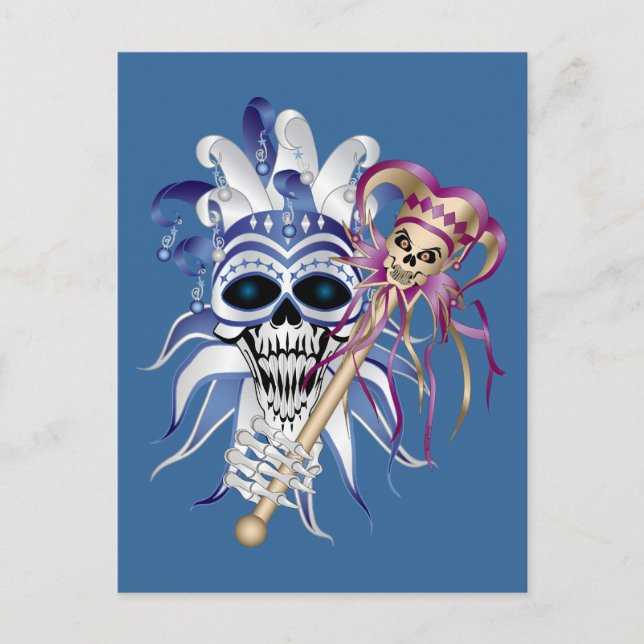 Postal Jester Skull (Anverso)
