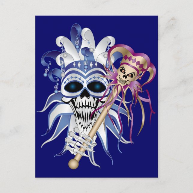 Postal Jester Skull (Anverso)