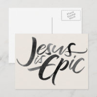 Jesucristo es épico, religioso y cristiano