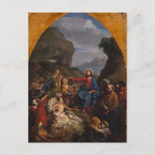 Postal Jesucristo sanando a los enfermos por granger