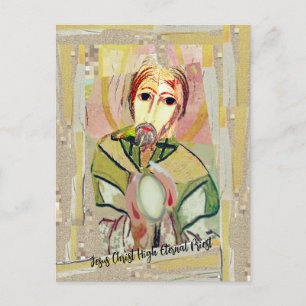 Postal Jesucristo Sumo Sacerdote Eterno
