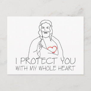 Postal Jesucristo - Te Protejo
