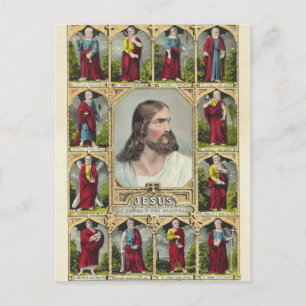 Postal Jesucristo y el Cristianismo de los Doce Apóstoles