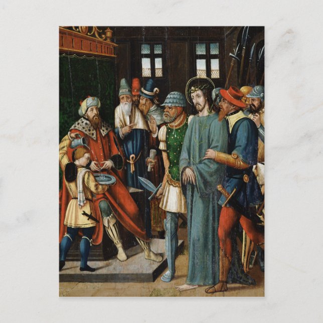 Postal Jesús antes del Pilato (Anverso)
