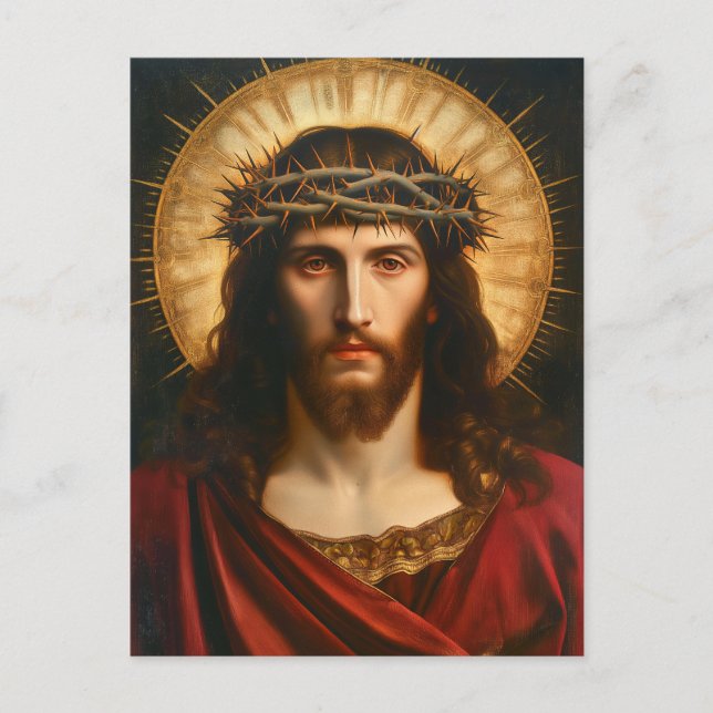 Postal Jesús | Arte religioso cristiano (Anverso)