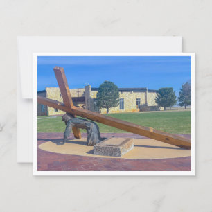 Postal Jesús cae la segunda vez