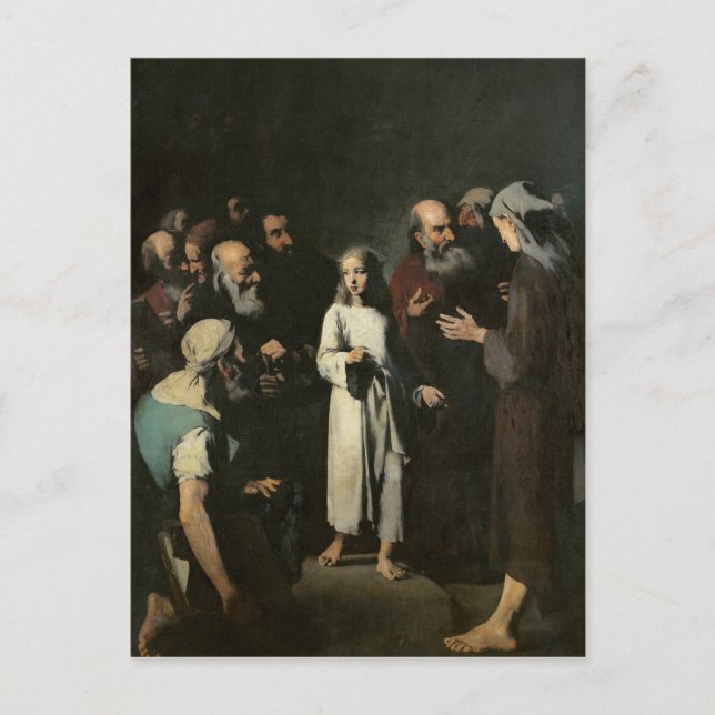 Postal Jesús con los Médicas (Anverso)
