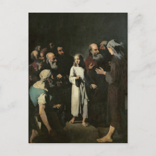 Postal Jesús con los Médicas