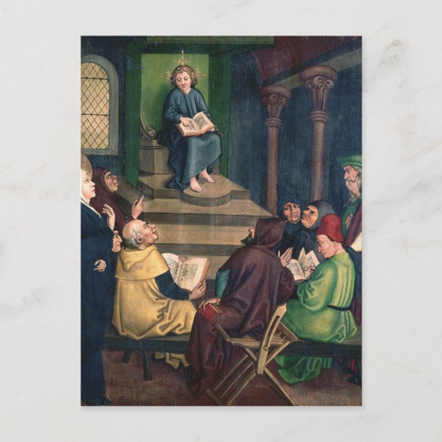 Postal Jesús con los Médicas (Anverso)