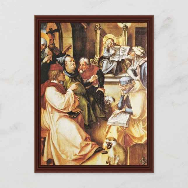 Postal Jesús De Doce Años En El Templo (Anverso)