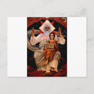 Postal Jesús del espacio