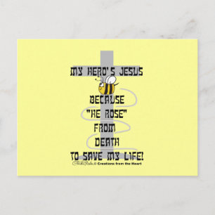 Postal Jesús del héroe