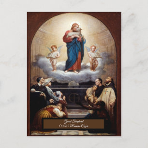 Postal Jesús el Buen Pastor