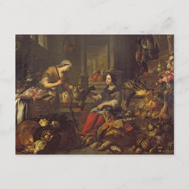 Postal Jesús en la casa de Martha y María 2 (Anverso)