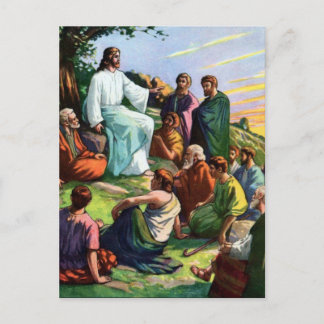 Postal Jesús Enseñando Cómo Rezar