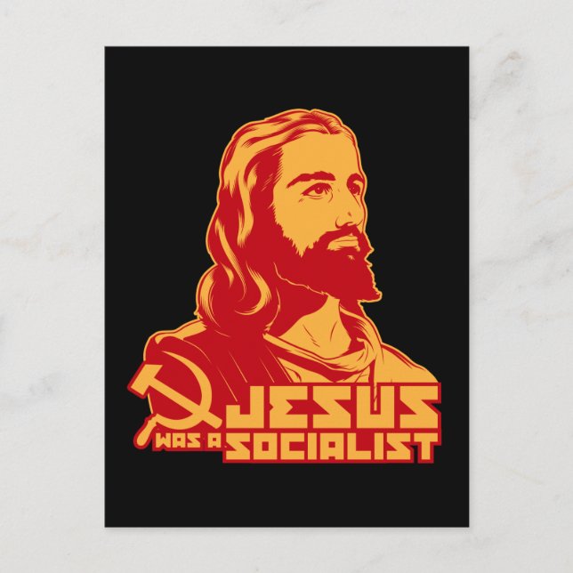 Postal Jesús era un socialista (Anverso)