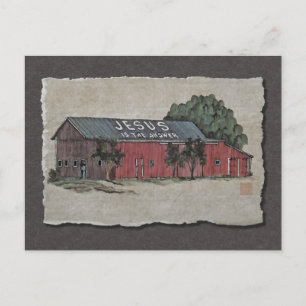 Postal Jesús Es El Barn De Respuesta