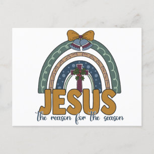 Postal Jesús es la razón de la estación El amor de la fe