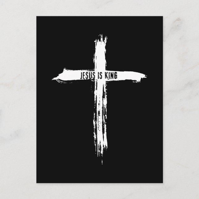 Postal Jesús es Rey (Anverso)