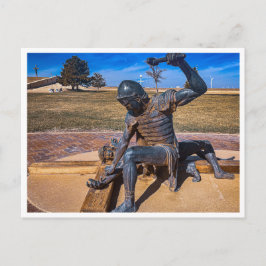 Postal Jesús está clavado a la cruz