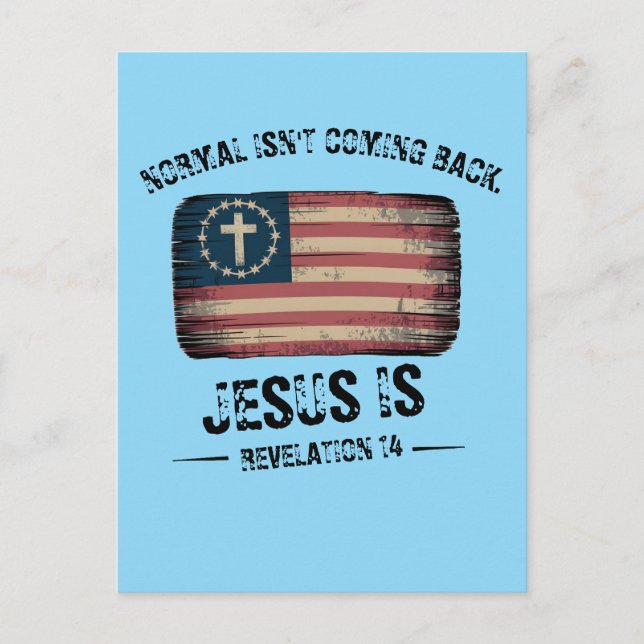 Postal Jesús Está Regresando (Anverso)