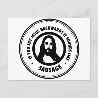 Postal Jesús gracioso
