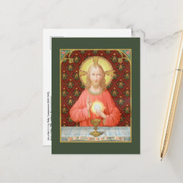Postal Jesús instituyendo la Santa Comunión (SAU 045)