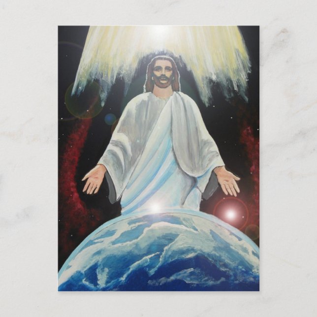 Postal Jesús, la carta de la luz del mundo (Anverso)