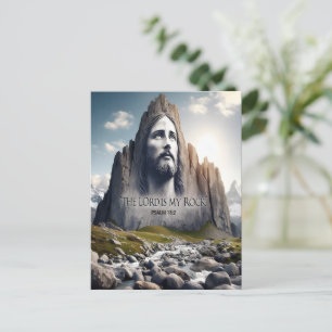 Postal Jesús, la Roca de la Edad
