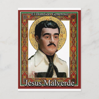Postal Jesus Malverde , El bandido generoso
