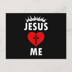 Postal Jesús me ama Cristiano Religioso