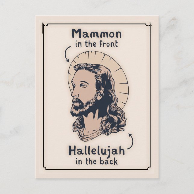 Postal Jesus Mullet (Anverso)
