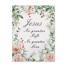 Jesús, no más regalos, no más amor, Navidades