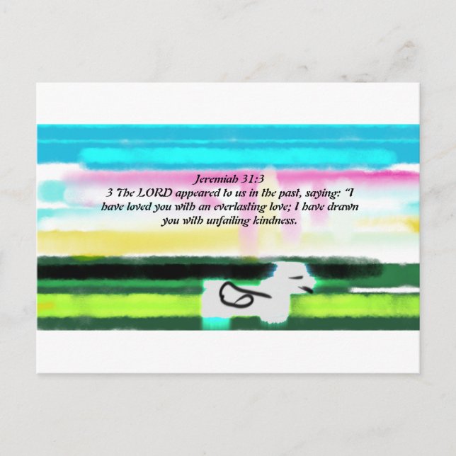 Postal Jesús nos quiere (Anverso)