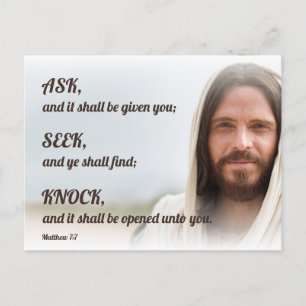 Postal Jesús - Pregunta, Busca, Llama