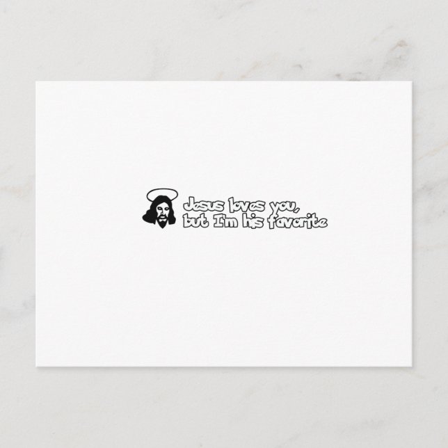 Postal Jesús te ama (Anverso)