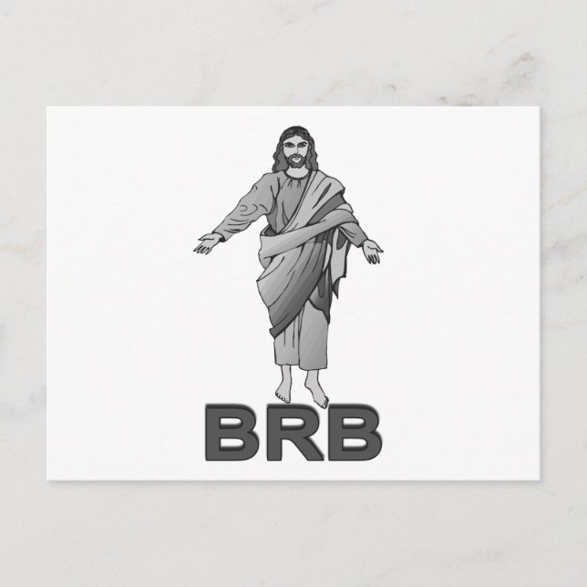 Postal Jesús volverá enseguida (Anverso)