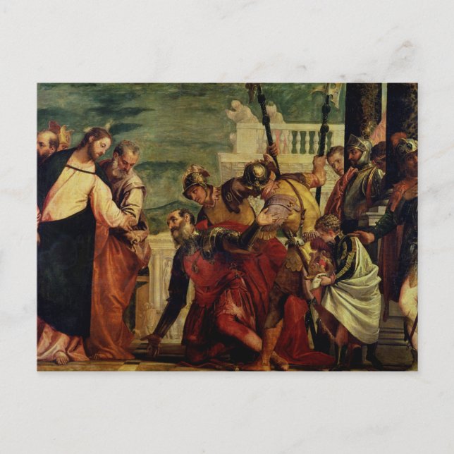 Postal Jesús y el Centurión (Anverso)