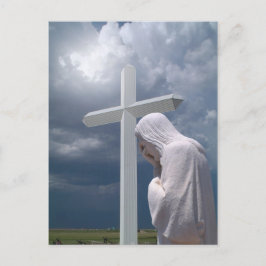 Postal Jesús y la Cruz