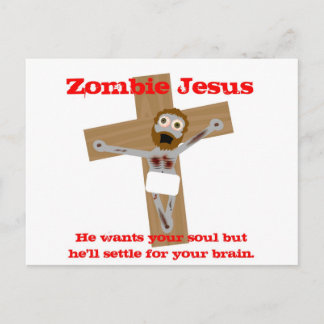 Postal Jesús Zombie