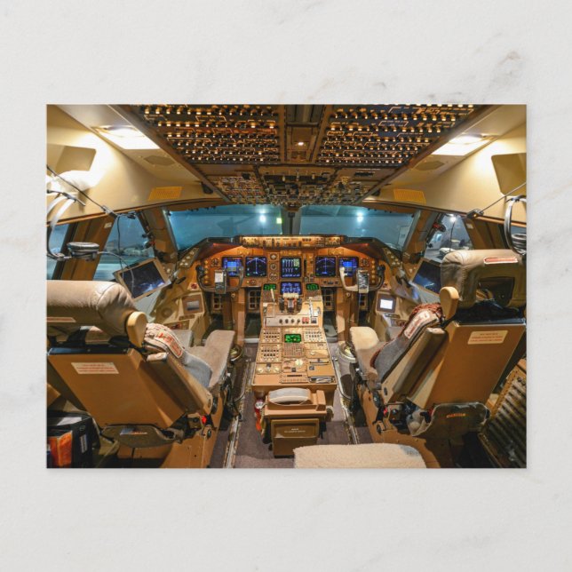 Postal Jet Cockpit comercial (Anverso)