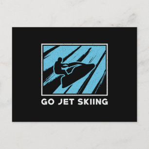 Postal Jet Ski Go Jet Skiting Water Sports Beach Jetski