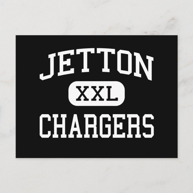 Postal Jetton - Chargers - Junior - Paducah Kentucky (Anverso)