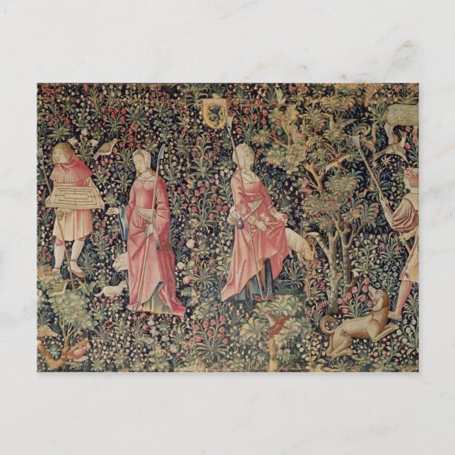 Postal Jeu de Marelle et Cueillette de Fruits (Anverso)