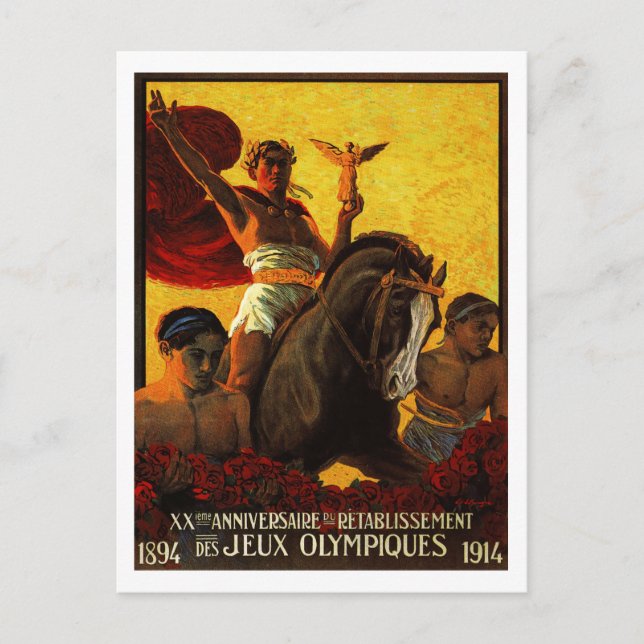 Postal Jeux Olympiques (Anverso)